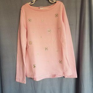 Pink Snowflake Sweatshirt